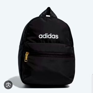 Adidas Black Backpack with Minimalist Design
